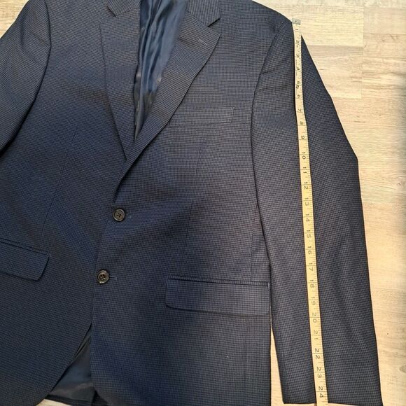 Lauren Ralph Lauren LRL Blazer Mens 42R Houndstooth Suit Jacket Sport Coat - Picture 10 of 15